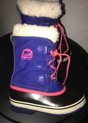 🤍сноубутси sorel  usa1/eur32,устілка 20 .5см