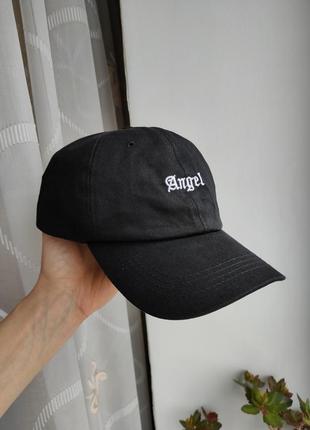 Кепка бейсболка angel черная бейсболка унисекс 53-58 carhartt kangol new era
