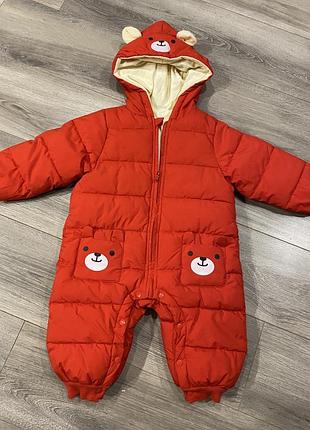 Зимний комбинезон 12-18 м