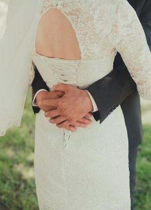 Весільне плаття коротке