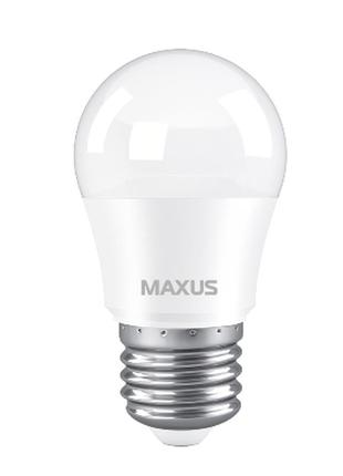 Лампа світлодіодна maxus 1-led-746 g45 7w 4100k 220v e272 фото