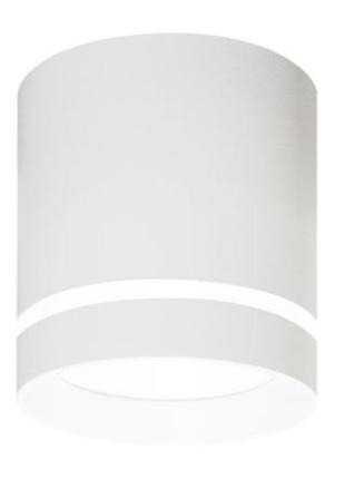 Світильник точковий світлодіодний 12w maxus surface downlight  4100k white2 фото