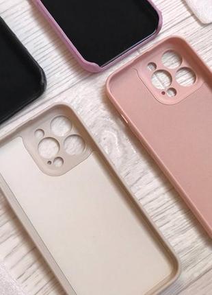 Новий чехол чохол кейс apple iphone 13 pro силіконовий еко шкіра бампер3 фото