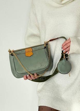 Новинка колекції жіноча сумочка multi khaki3 фото