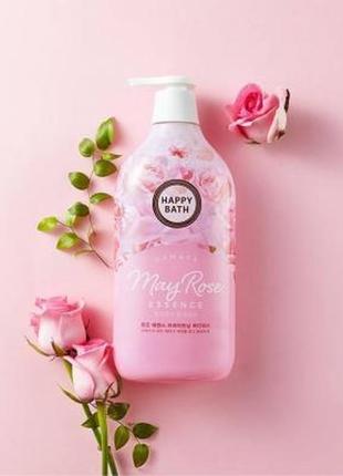 Гель для душа 900 мл happy bath may rose essence brightening body wash2 фото