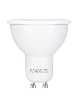 Лампа светодиодная maxus 1-led-716 mr16 5w 4100k 220v gu10