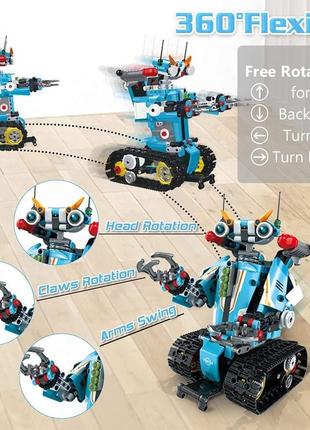 Конструктор elektro technic robot на радіокеруванні сумісний з lego5 фото