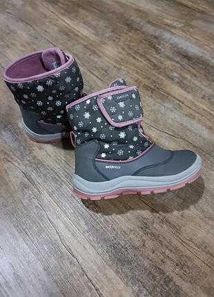 Geox flanfil waterproof 27 (зимові термо водонепроникні чобітки)