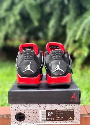 Nike Air Jordan 4 2足セット Кросівки nike air jordan 4 red black — купить в Украине | SHAFA