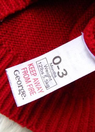 Теплая вязаная тепла в'язана кофта светр свитер джемпер george3 фото