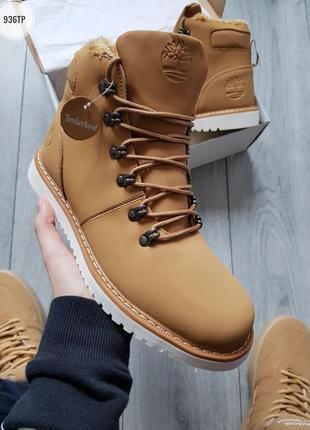 Чоловічі черевики timberland ❄️зима хутро / smb