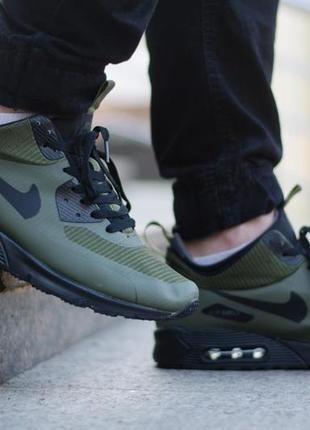 Чоловічі кросівки nike air max termo green / smb3 фото