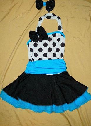 Костюм платье трико для танцев, гимнастики, утренника rd. англия. размер 128