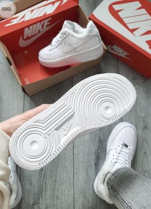 Жіночі кросівки nike air force хутро ❄️ зима / smb2 фото