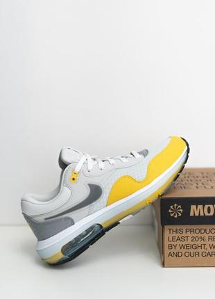 Кросівки nike air max motif grey/yellow trainers 42 розмір3 фото