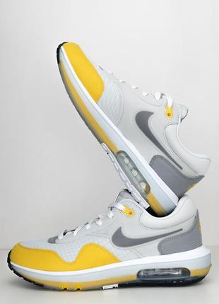 Кросівки nike air max motif grey/yellow trainers 42 розмір7 фото