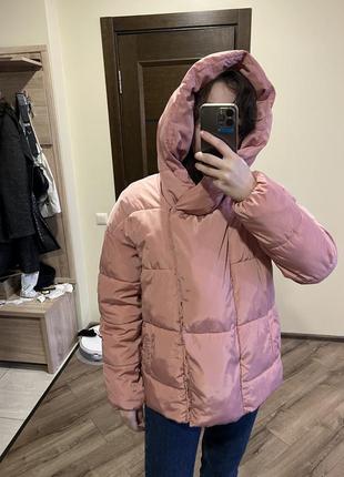 Куртка stradivarius рожева