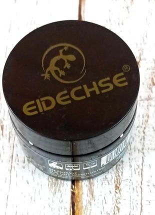 Крем-фарба чорна рідка шкіра для шкіряних виробів eidechse для ремонту шкіри авто взуття меблів курток фото