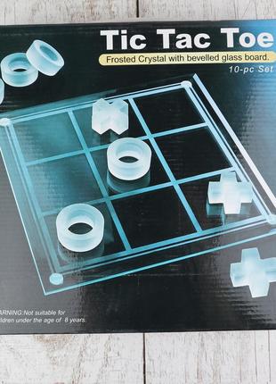 Настільна гра хрестики-нуліки 3d скляна відмінний подарунок декор офісу директора кабінету (справжні фото)9 фото