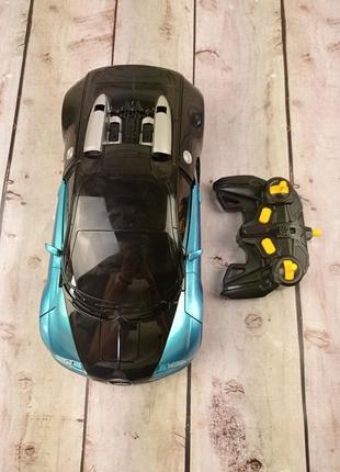Машинка трансформер на радіокеруванні bugatti veyron robot car rc 1:12 реальні фото3 фото