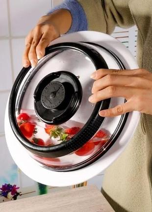 Круглая вакуумная крышка ukc vacuum food sealer сохраняет продукты свежими 25см фото
