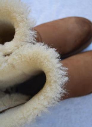 Замшевые натуральные угги валенки уги ugg размер 38 с бантиком4 фото