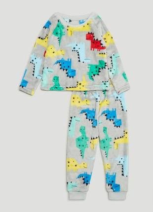 Дитяча зимова піжама для хлопчика 4-5 років matalan англія розмір 104-110