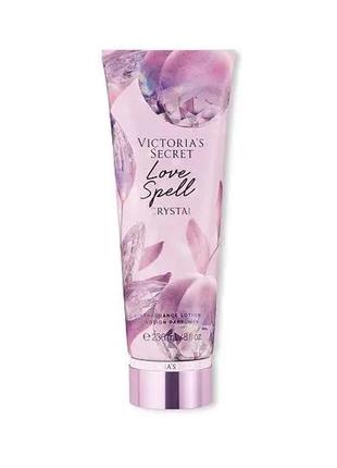 Зволожуючий лосьйон для тіла victoria's secret hand & body lotion velvet petals crystal