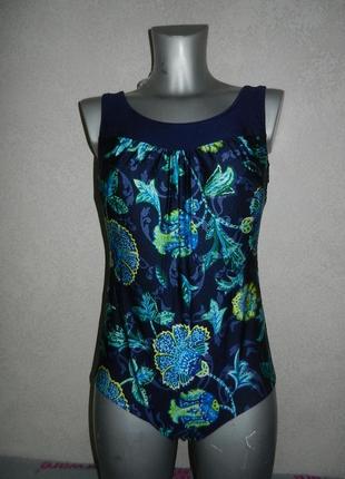 16/48/l германия стильный купальник с утяжкой живота, с чашками, новый
