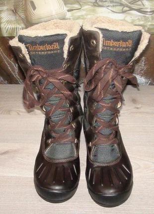 Timberland - шкіряні зимові черевики, чоботи.
