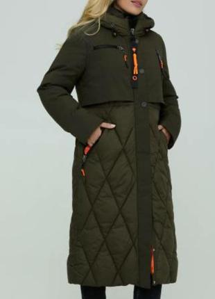 Стильное пальто парка,отличное качество и стиль.