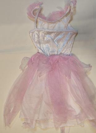 Фея , квіточка, принцеса карнавальна сукня з віночком, нарядне плаття4 фото