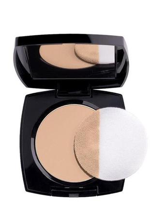 Матувальна компактна пудра avon 8 г бежева neutral light medium