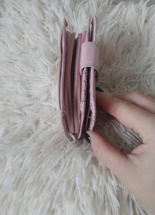Ніжний маленький зручний кошильок шкіряний гаманець real leather5 фото