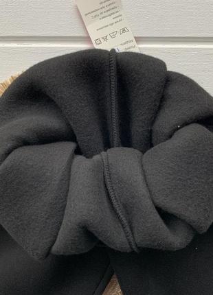 Чорні джогери трьохнитка на флісі2 фото