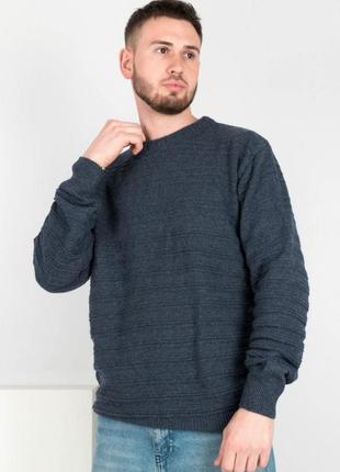 Мужской теплый зимний свитер джемпер