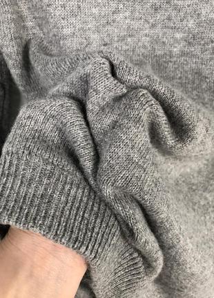Zara серый вязаный кардиган кофта ангора вискоза7 фото