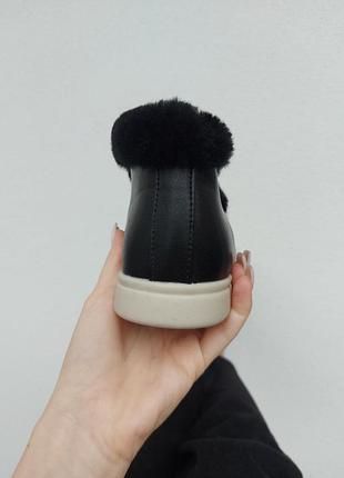 Новинка теплі лофери💣 зима чорні