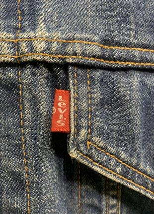 Джинсовая мужская куртка levis размер xl8 фото