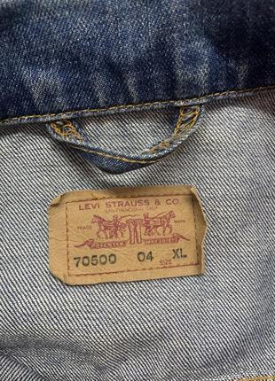 Джинсовая мужская куртка levis размер xl9 фото