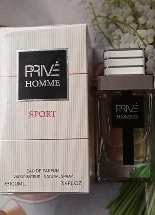 Новинка!!! emper prive homme sport. парфумована вода. чоловіча. 100 мл.1 фото