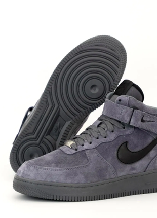 Зимние nike air force winter кроссовки с мехом3 фото