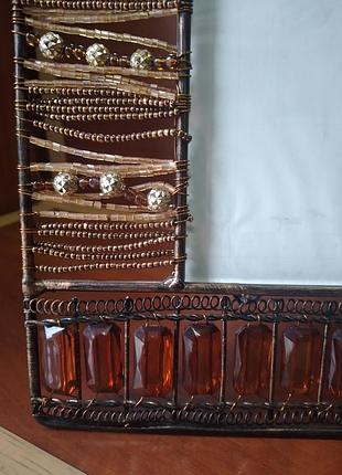 Металева золотиста стильна фоторамка рамка для фото8 фото