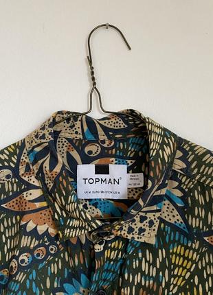 Рубашка с принтом topman3 фото