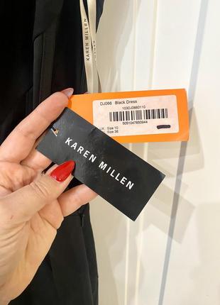 Черное платье карандаш с корсетом karen millen оригинал3 фото