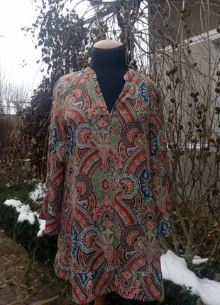 Туніка з візерунками пейслі від zara 38-42роз
