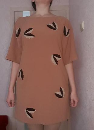 Сукня-міні uterque бежева