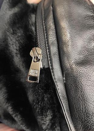 Зимняя куртка из эко кожи на меху