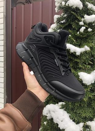 Зимові кросівки reebok black grey