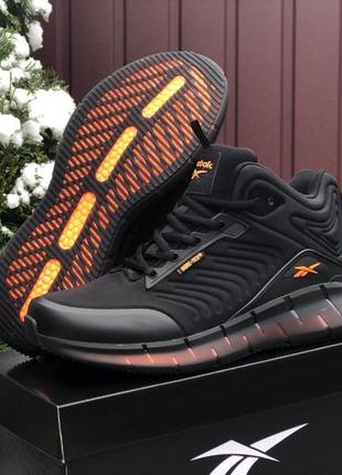 Зимові кросівки reebok kinetica black orange5 фото